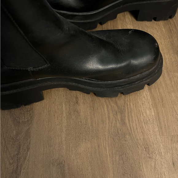Zara black chunky booties - Picture 5 of 5
